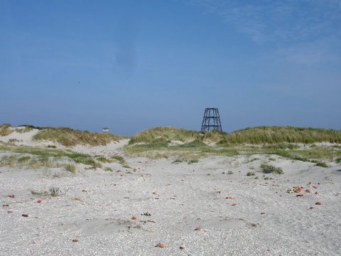 De kaap op Rottumeroog. Foto Mieke Bon.