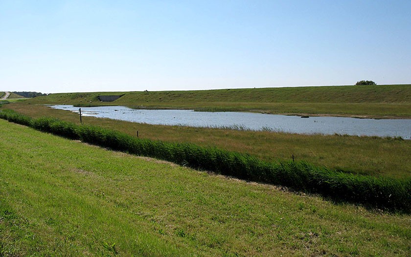 Brakwatergebied Minkewaal op Texel