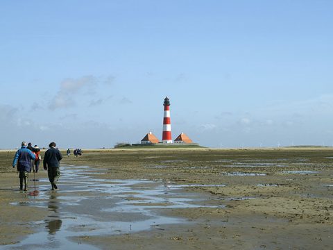 de vuurtoren van Westerhever. Foto Sandra Niën