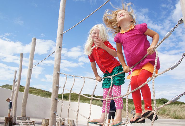 Spelen bij Ecomare op Texel