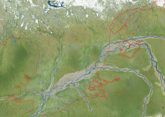 Noordzeelandschap Pleistoceen 70000-50000 jaar geleden © Olav Odé voor RMO